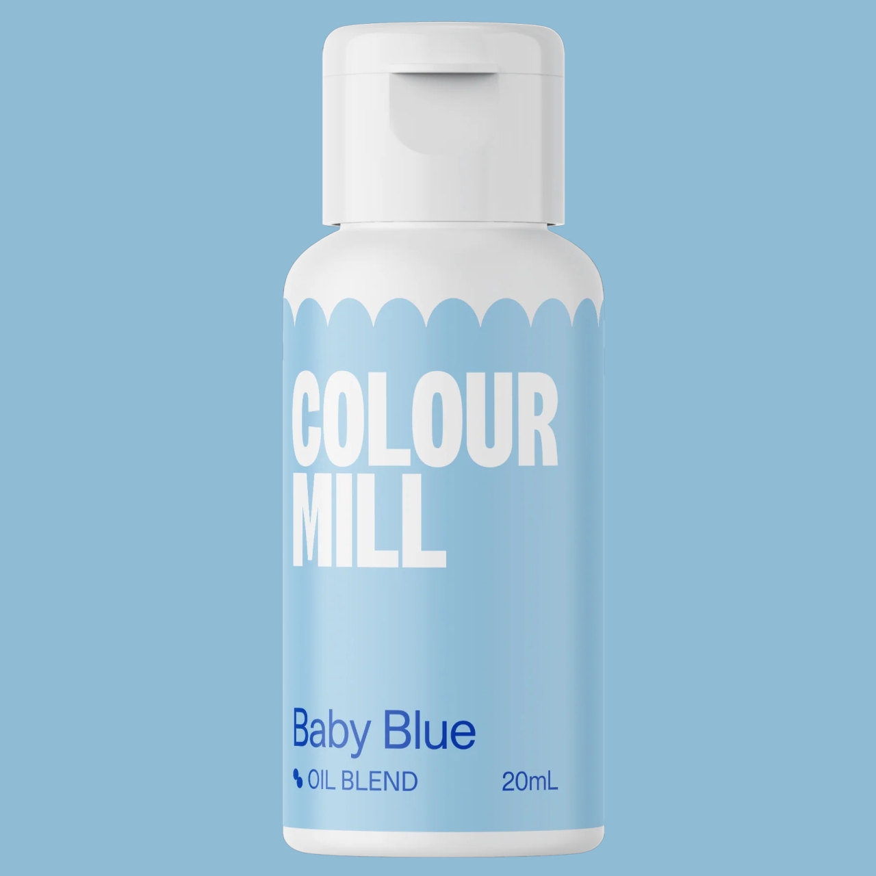 Colour Mill Lebensmittelfarbe Baby Blue 20 ml fettlöslich | MEINCUPCAKE Shop