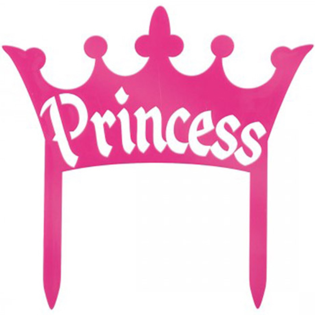 Tortendekoration Prinzessin Krone, pink | MEINCUPCAKE Shop